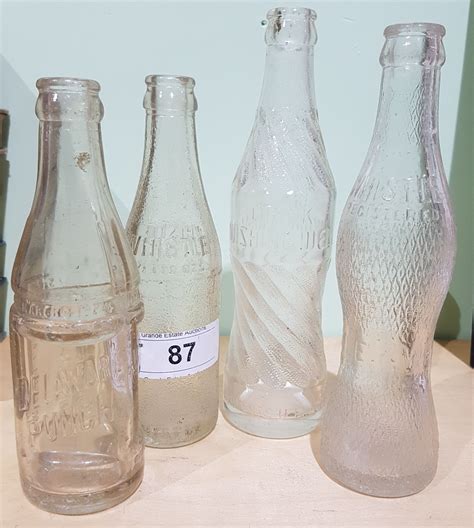 antique pop bottles